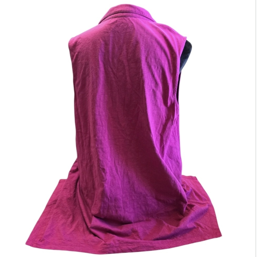 Soft Surroundings Fuchsia Danielle Sleeveless Tunic Tank Sz XL - Picture 4 of 5